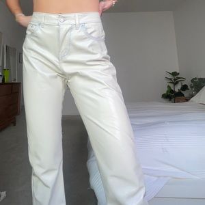 FIORUCCI POLY FAUX LEATHER PANTS - PERFECT STAPLE PIECE